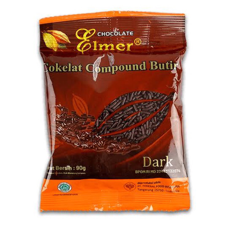 

Elmer Coklat Meses Dark Chocolate 90gr. Meses Ekonomis Berkualitas