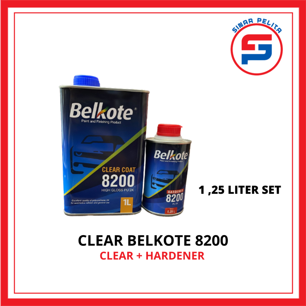 CLEAR BELKOTE 8200 PU 2K/ PERNIS BELKOTE / BELKOTE 8200 / ANTI GORES BELKOTE/