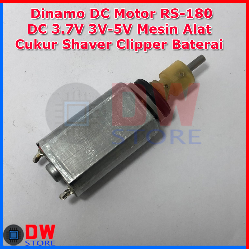 Dinamo DC Motor RS180 180 3.7V Mesin Alat Cukur Shaver Clipper Baterai