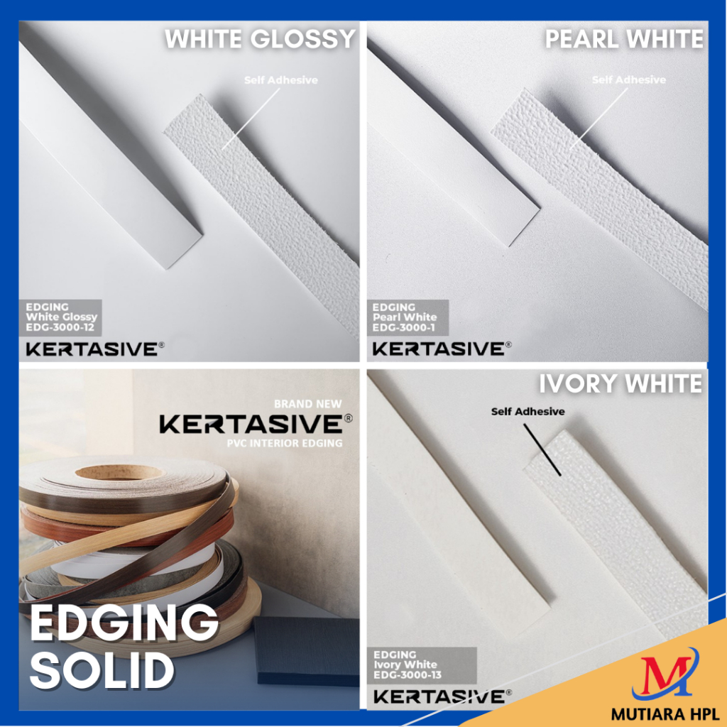 EDGING SOLID SERIES - PVC INTERIOR EDGING KERTASIVE