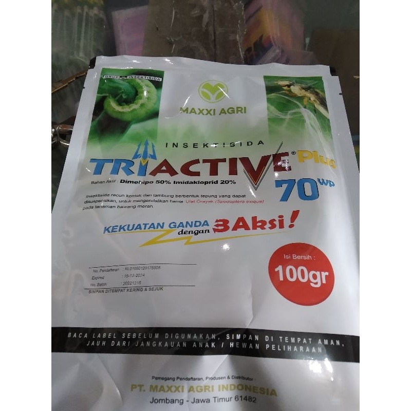obat pertanian insektisida TRIACTIVE 100gr