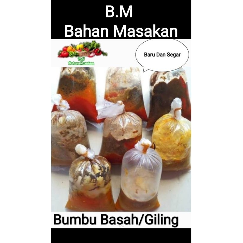 

Bumbuh Basah Atau Bumbu Giling