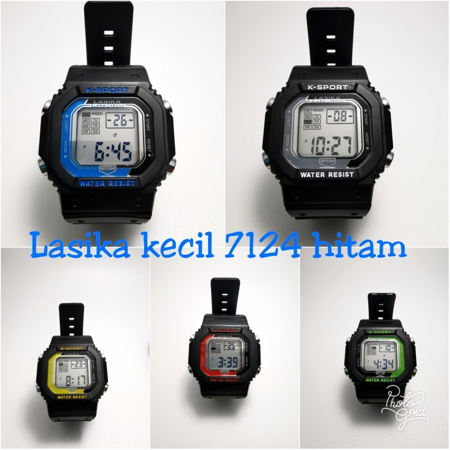 Jam Tangan Digital Anak Anak Remaja Strap Rubber Premium Water Resist Lasika Free Box