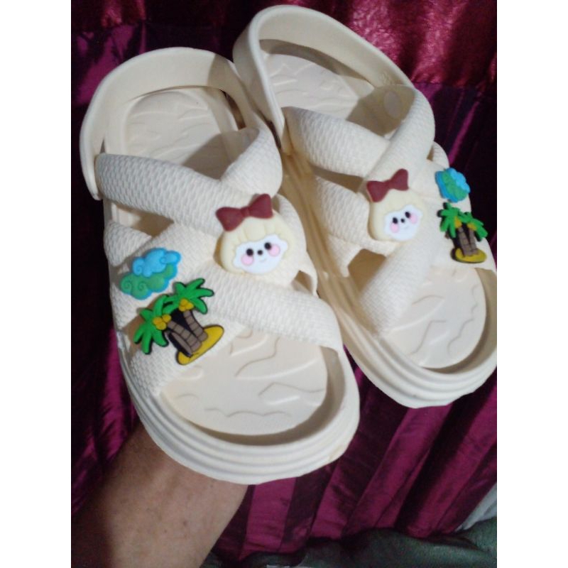 IRSO = Sepatu sendal anak perempuan kecil model tali silang size 24 - 29