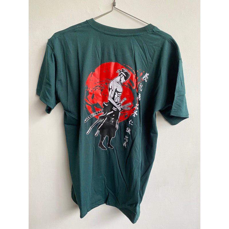 KAOS SAMURAI JEPANG HIJAU GELAP JAPANES STYLE PREMIUM DISTRO