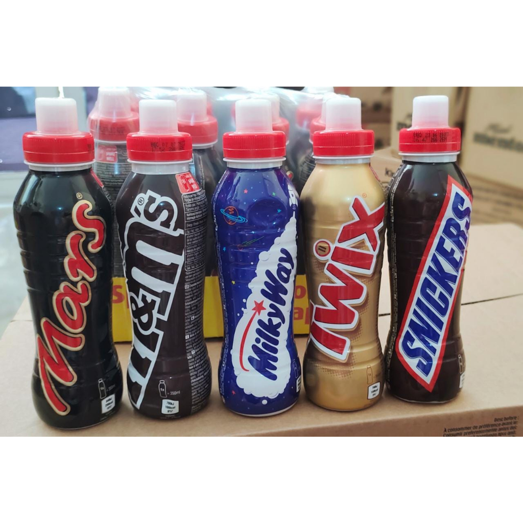 Chocolate Drink Mars, MilkyWay, M&amp;m, Twix, Snickers