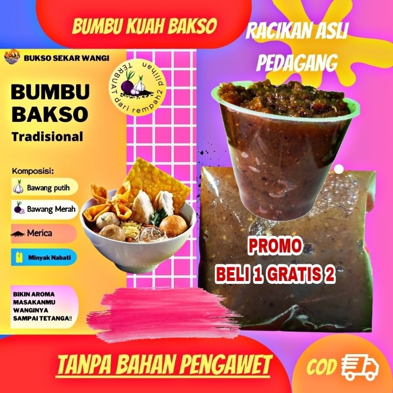 

BUMBU KUAH BAKSO RACIKAN ASLI PEDAGANG