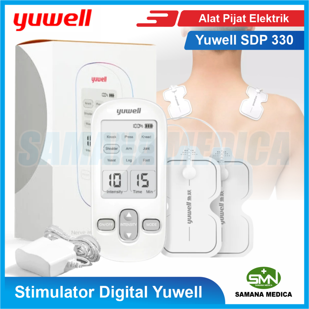 Stimulator Digital Yuwell SDP 330 - Alat Pijat Elektrik Yuwell Stimulator Saraf Otot