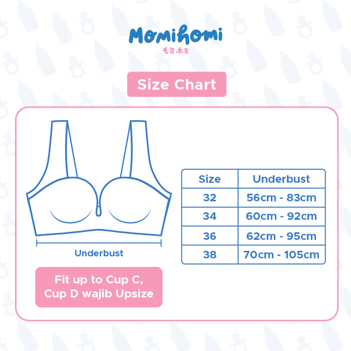 MOMI HOMI Premium Bra 01 Seamless Sport Olahraga Push Up Pakaian Dalam Wanita Sleep Wireless Tanpa Kawat