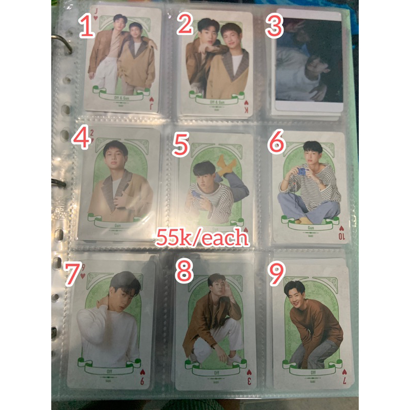 Playing Card offgun GMMtv EXHIBITION JEPANG official