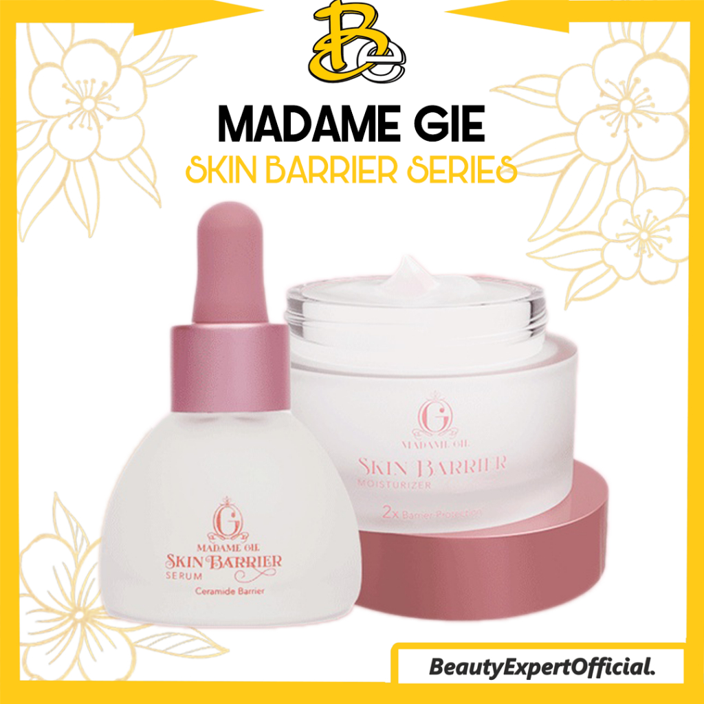 ⭐️ Beauty Expert ⭐️ Madame Gie Skin Barrier Moisturizer - Madame Gie Skin Barrier Face Serum Skincare Pelembab Jade Roller Guasha Face Massager