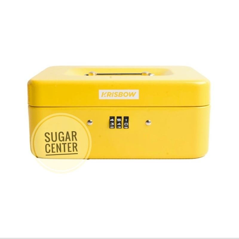 Krisbow Cash Box Combination Lock/Kotak Uang/Box Uang/Safe Deposit Box/Brankas Uang/Kotak Penyimpana