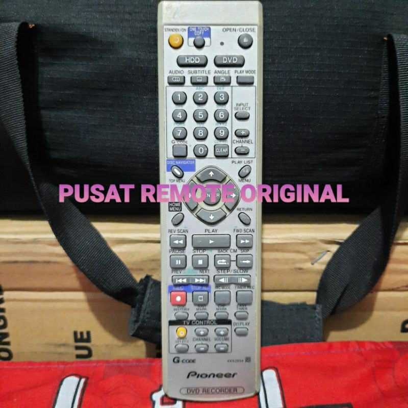 REMOTE REMOT DVD RECORDER PIONEER VXX2934 ORIGINAL ASLI