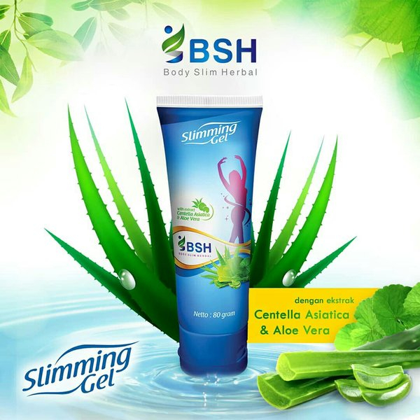 [COD] BSH Body Slimming Gel Lotion Pelangsing Tubuh Pembakar Lemak