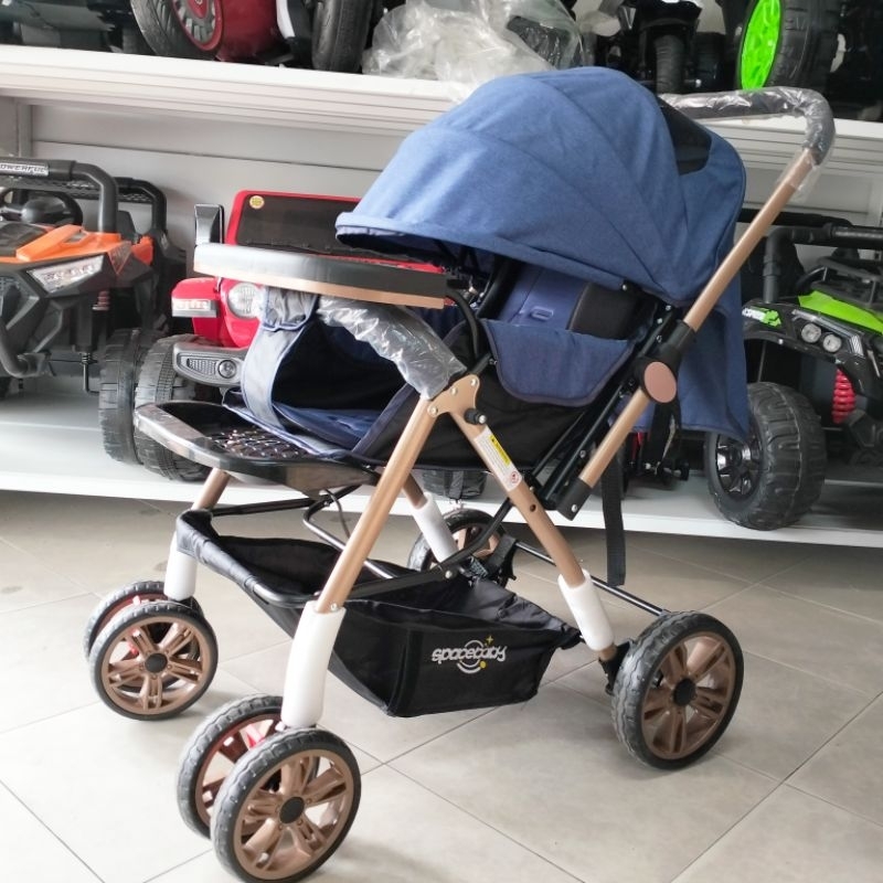 BABY STROLLER SB-6055 (REVERSIBLE STIR) SPACEBABY/stroller spacebaby