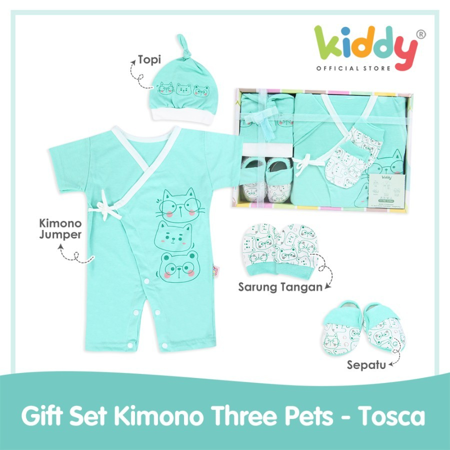 Kiddy Baby Gift Box / Baby Gift Set / Kimono Bayi / Kado Bayi (3 Pets)