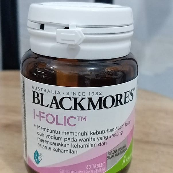 Blackmores I-FOLIC ifolic 60 Tablet / Suplemen Vitamin Program Hamil