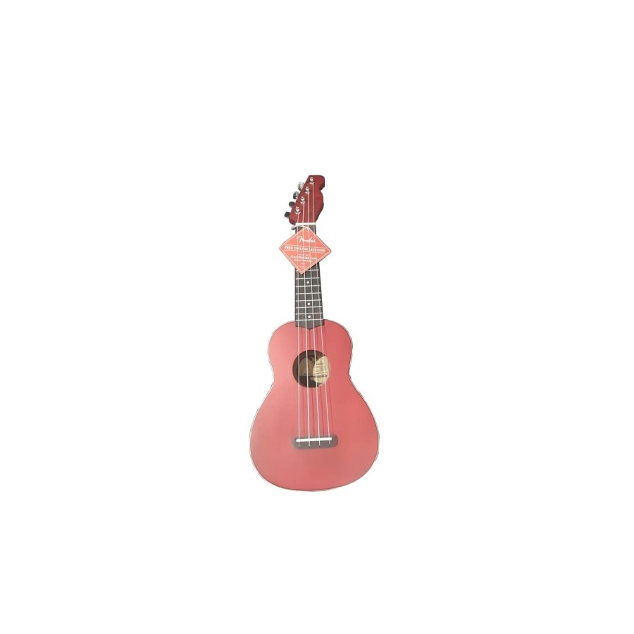 Gitar Ukulele Fender Warna Merah