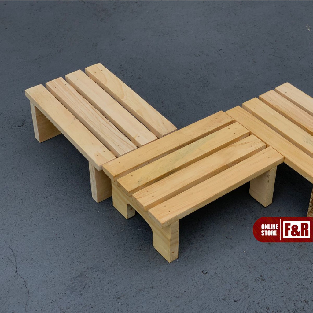 Bangku Kayu Jongkok Kursi Kayu Pinus Premium Kursi Duduk Pendek Dingklik KayuKursi Wc Jongkok