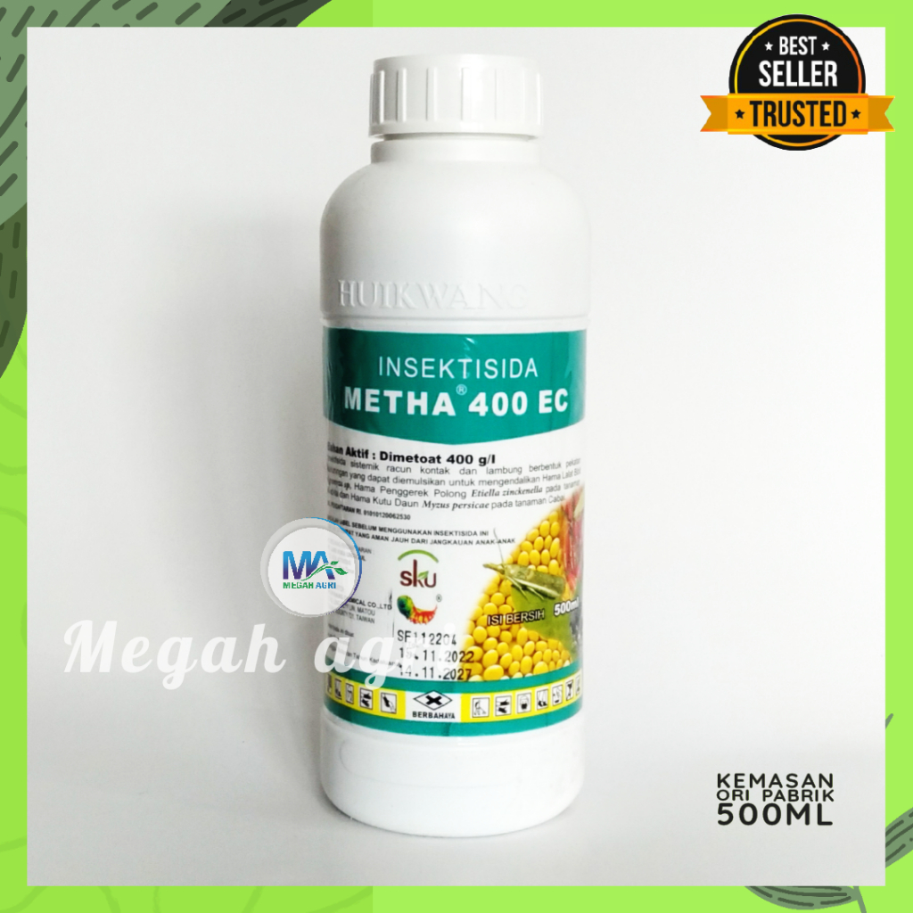INSEKTISIDA METHA 500ML DIMETOAT 400G/L OBAT LALAT BUAH, KUTU KUTUAN