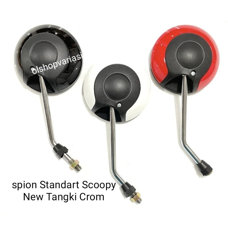 Spion Scoopy New Gagang Crome 1 pasang