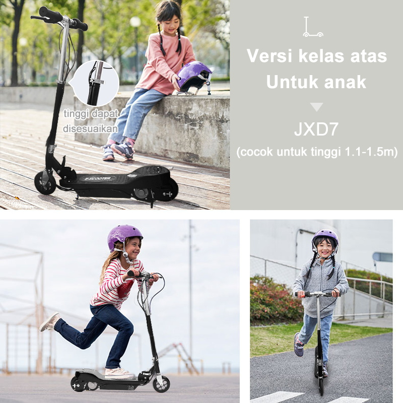 Scooter Listrik Anak Lipat Scoter Listrik Dewasa Garansi 1 Tahun