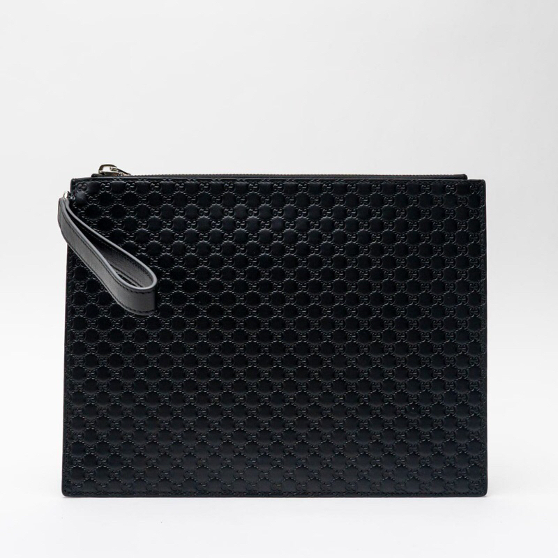 CLUTCH BRANDED WANITA ORIGINAL - Gucci Embossed Clutch Bag