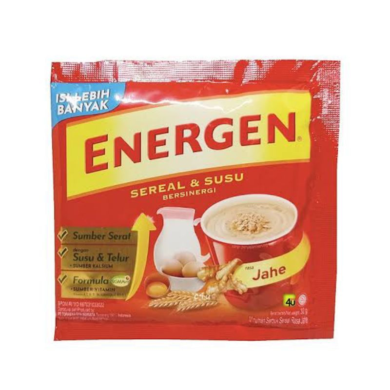 

Energen Jahe 10 sachet/sereal jahe/EXP JANUARI 2025