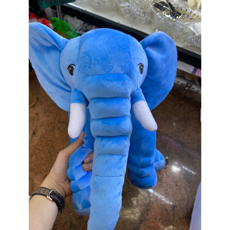 Boneka Gajah jumbo Bahan Lembut Mainan Lucu Murah
