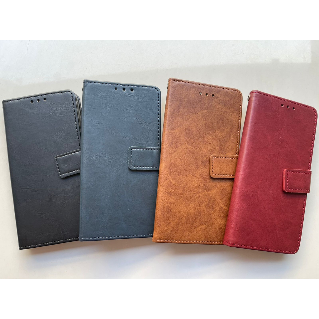 Case Oppo A57(2022) /OPPO Reno 8(5G) /Oppo Reno 8T Leather Fip Cover Wallet Case Kulit Casing Dompet