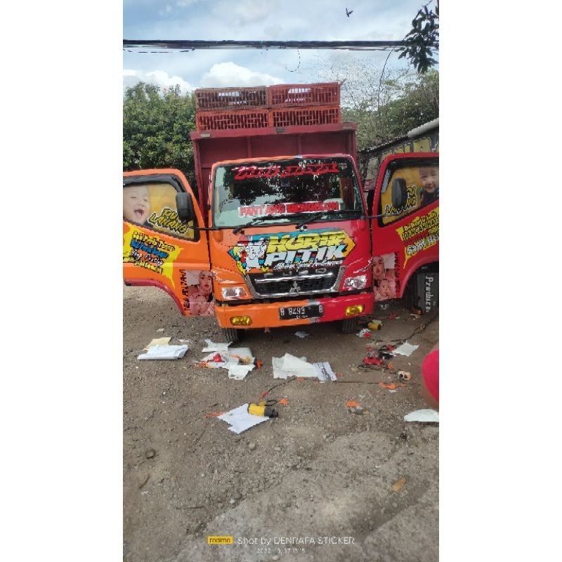 Sticker Truk Full Kabin ,Truk canter ,Dyna ragasa