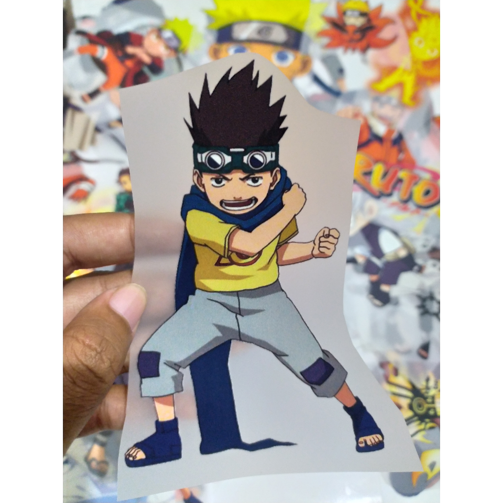 STIKER SABLON SETRIKA KAOS DTF GAMBAR SERIAL FILM NARUTO KARAKTER KONOHAMARU SARUTOBI UNTUK KAOS TOT