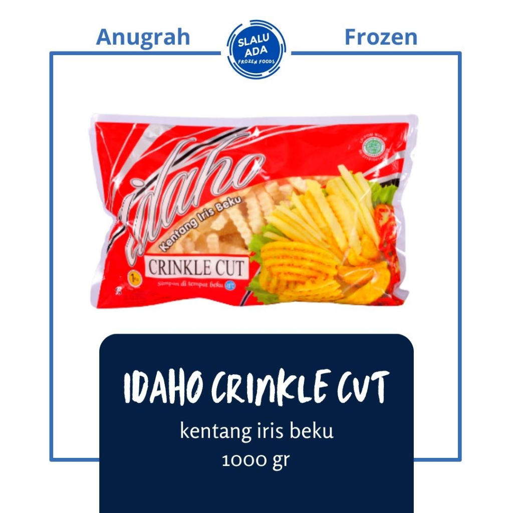 

Idaho Kentang Goreng Crinkle Cut (Halal)