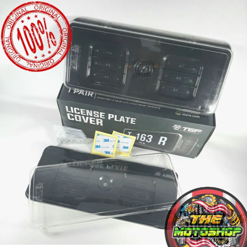 TGP Cover Plat Nomor BENING / License Plate Cover Bening Tutup Plat Nomor Universal untuk Honda Yamaha Beat Scoopy Vario semua tipe motor