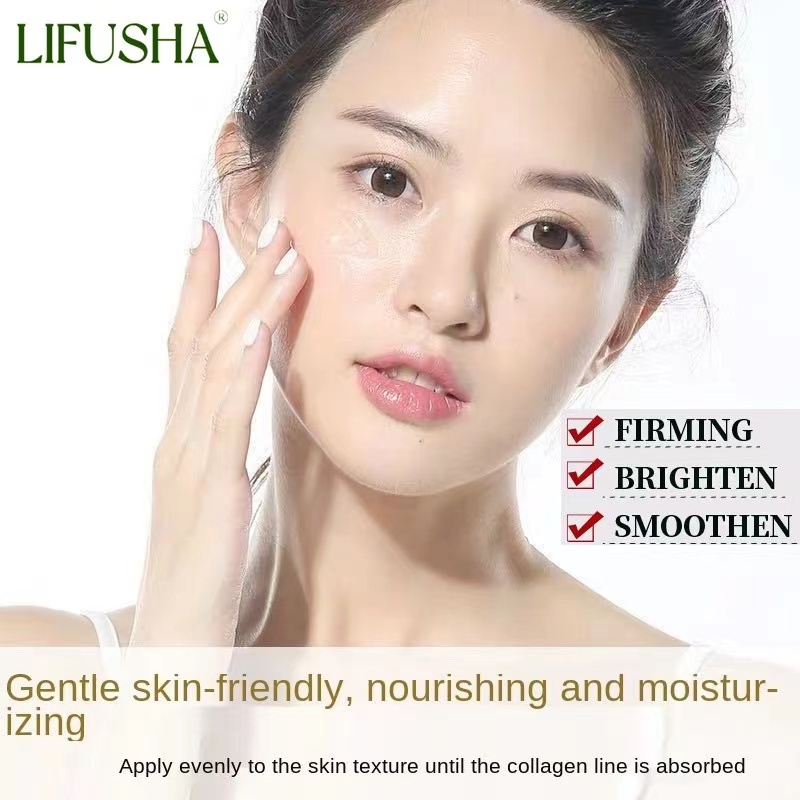 20pcs/box Sleep Face Mask Collagen Firming Good Night Jelly Anti-Aging Mask Brightens Skin Tone Moisturizing Moisturizing Wash-Free Lazy Mask