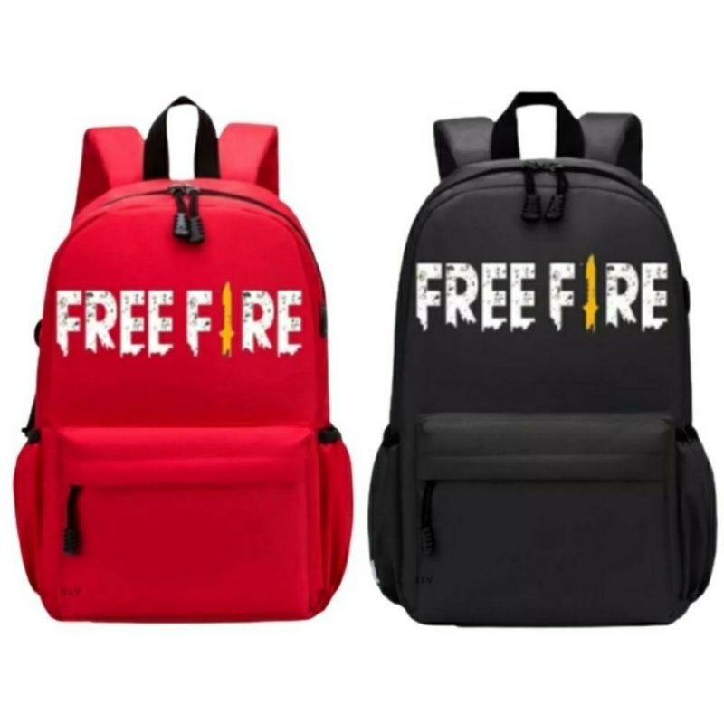 Tas sekolah Anak Sd Free Fire Tas anak terbaru free topi dan Jam