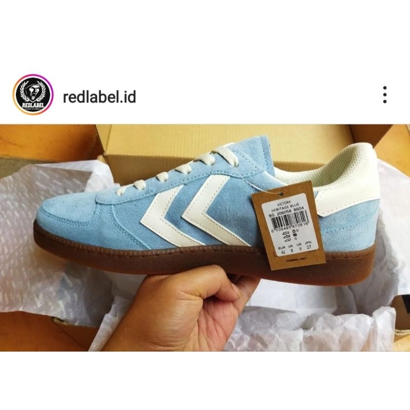 HUMMEL SHOES VICTORY ICE BLUE