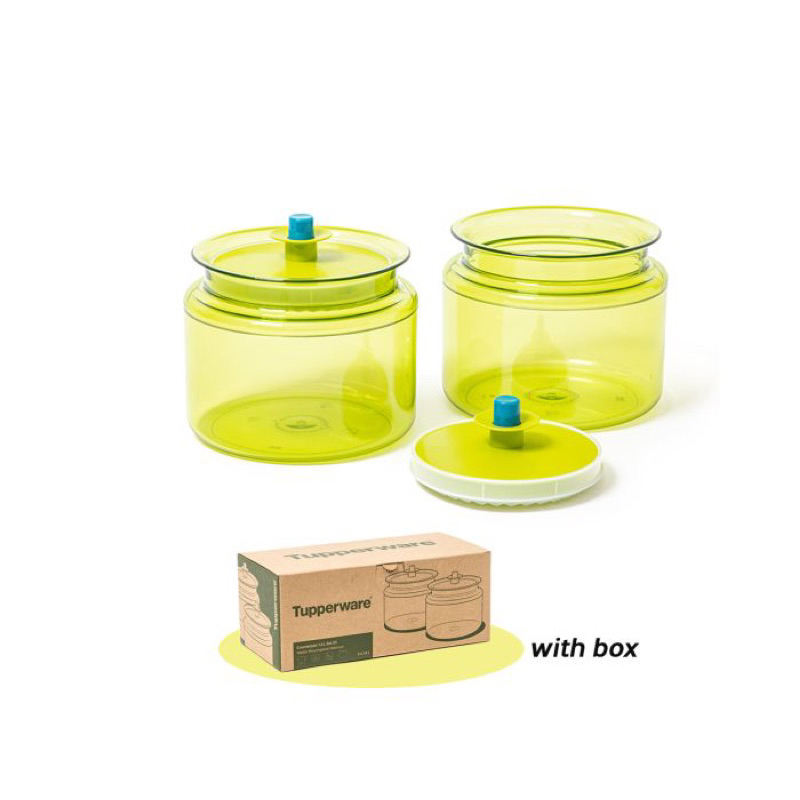 Tupperware COUNTERPART 1.2L (2) GREEN
