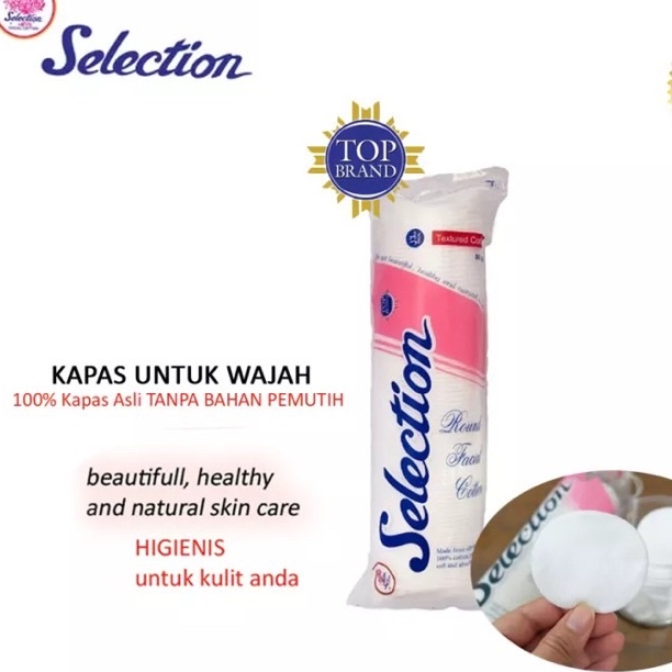 Bisa COD - Kapas Selection Bulat - Kapas tipis - Pembersih wajah