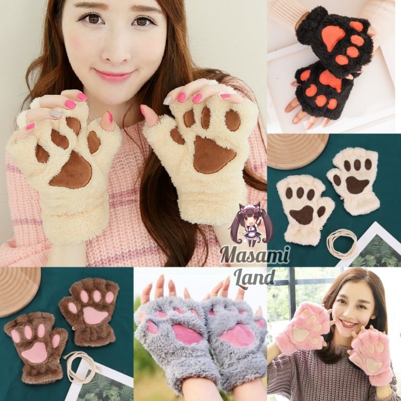Masami Land Sarung Tangan Paw Kucing / Cat Paw Gloves / Sarung Tangan Cakar Kucing