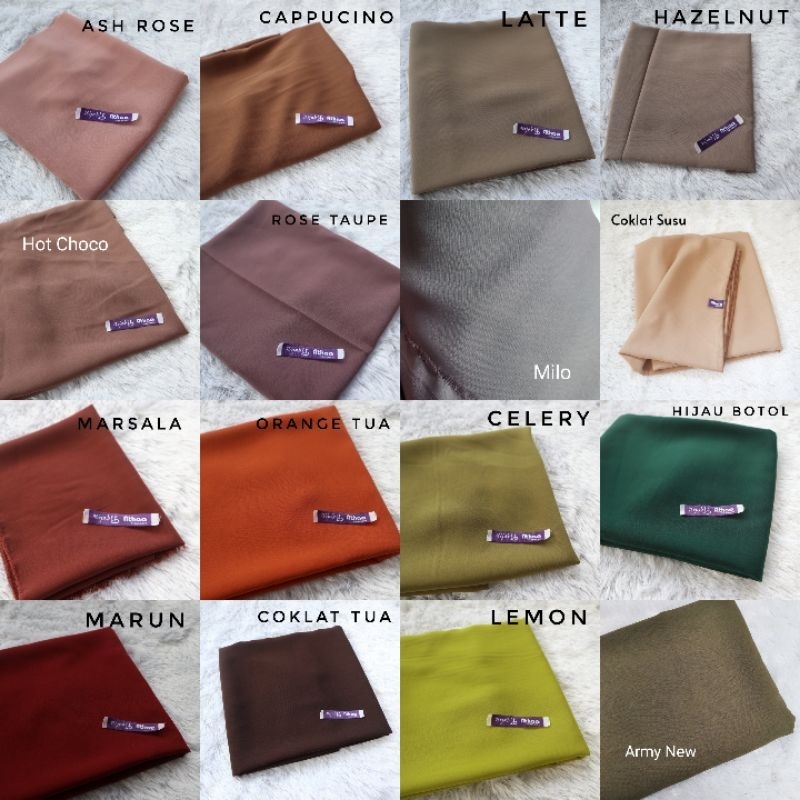Jilbab Segiempat Wolfis / Khimar segi empat Wolfis Polos 120 x 120