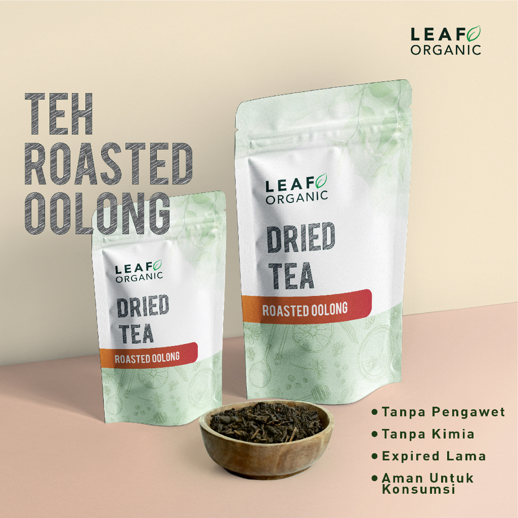 

Teh Premium Roasted Oolong LEAF ORGANIC Guan Yin Dried Tea Murni Organik