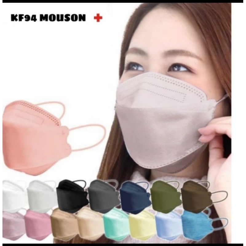 Masker Mouson Kf94 Isi 50 Pcs 1 Box Best Seller Termurah (Cod)
