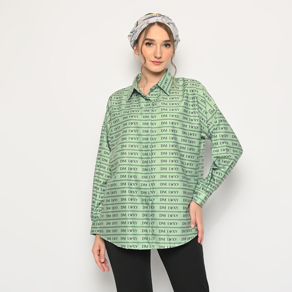 Rodeo Top | Atasan Wanita | Kemeja Wanita | Kemeja Katun Wanita | Kemeja Motif