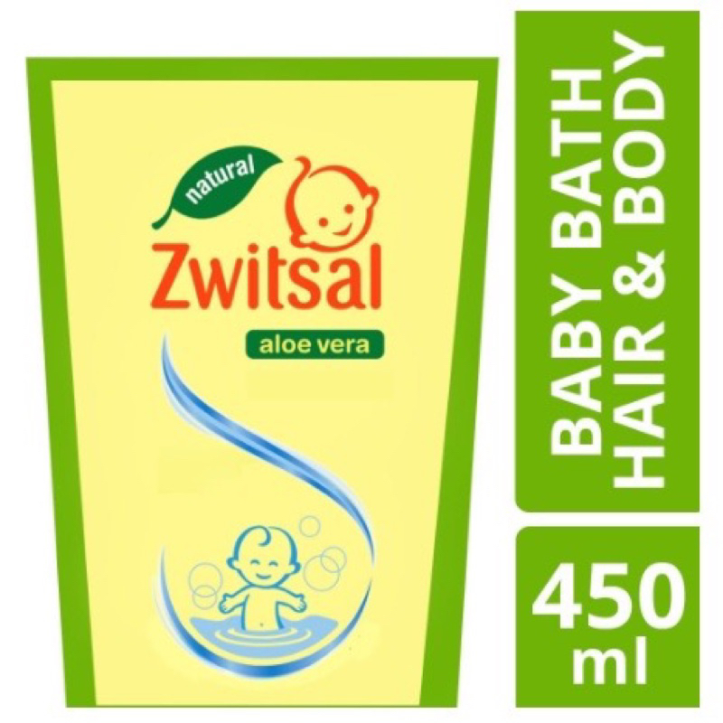 Zwitsal Baby Bath Hair and Body 450ml Twinpack (Isi 450mlx2)