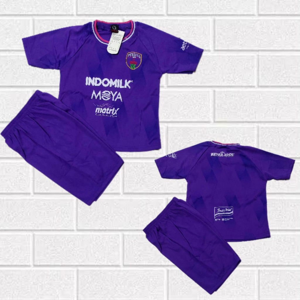 stelan jersey bola anak persita tangerang usia 1-12thn