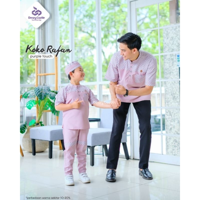 Koko Rafan / Set Koko Celana Peci / koko couple / Baju Koko Anak / Koko Dewasa / Kurta
