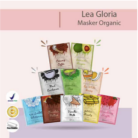 BPOM] LEA GLORIA Masker Bubuk 20gr