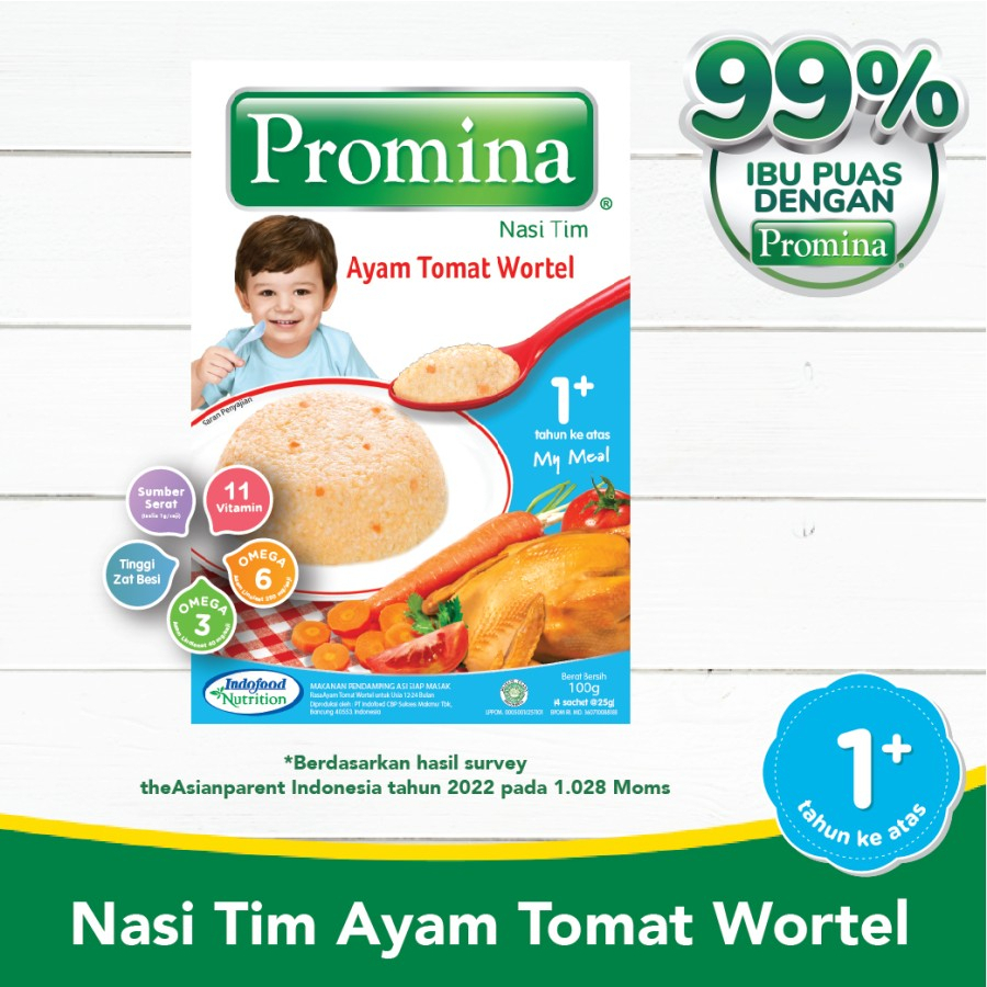 PROMINA N. TIM AYAM TOMAT WORTEL &amp; SALMON NEW BOX 100 GR