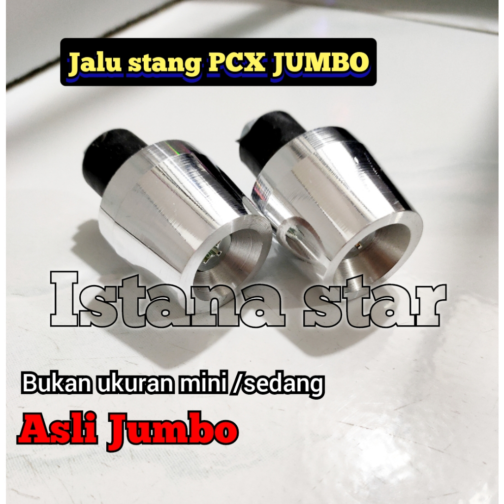 TERMURAH Jalu stang motor krom chrom model pcx motor mio beat supra vario lexi rxking revi klx crf dll HARGA SEPASANG KIRI KANAN